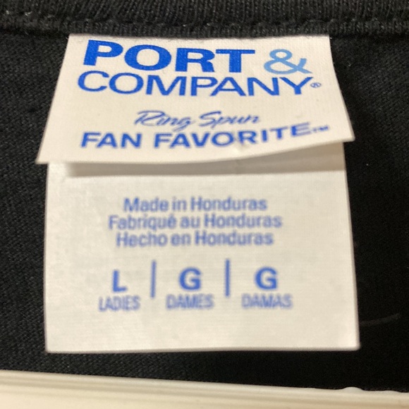 NWOT PORT & COMPANY Ring Spun Fan Favorite Graphic Let The Shenanigans Begin SzL - Picture 2 of 5